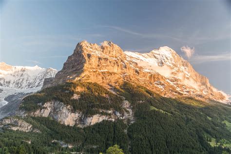 Sunset On The Eiger Grindelwald Switzerland Oc 5568x3712 R