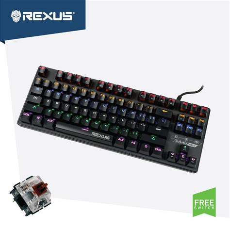 Rexus Rx Mx51 Legionare Keyboard Gaming Mechanical Shopee Indonesia