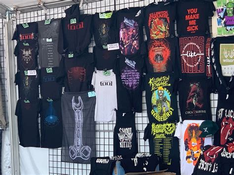 Photo Of The Tool Merch At Rockville Rtoolband