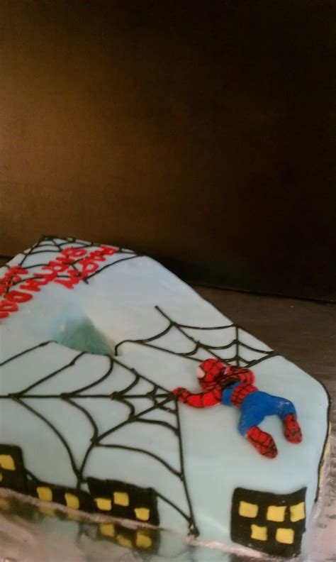 Spiderman coloring pages for kids. Number 4 Spiderman Cake - CakeCentral.com