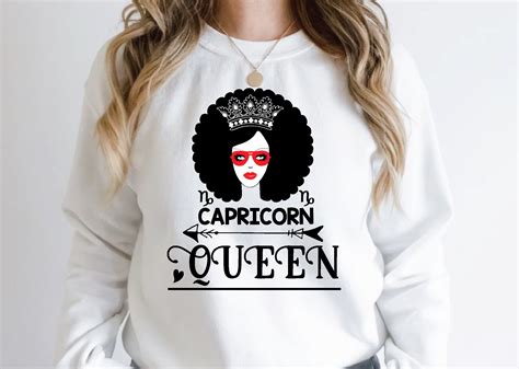 Capricorn Queen Svg Graphic By Selinab157 · Creative Fabrica