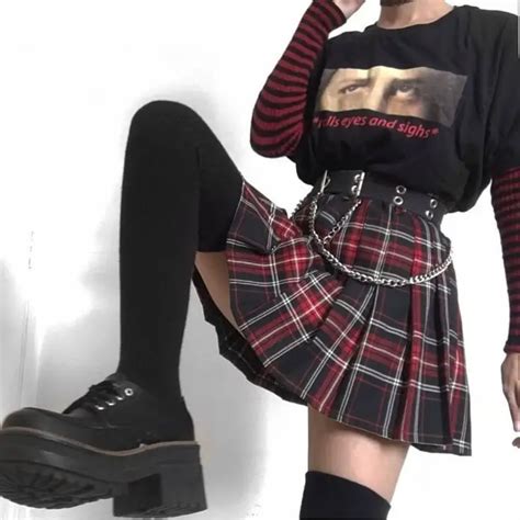 Grunge Aesthetic Outfits Skirt See More Ideas About Outfits Cute