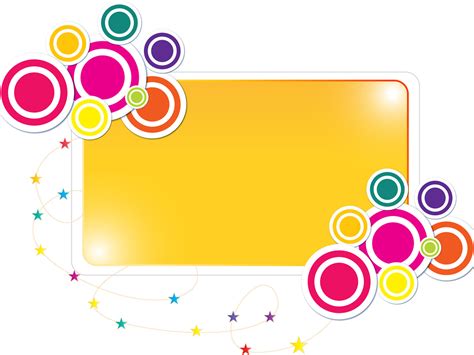 Colorful Label Frame Backgrounds Border And Frames Powerpoint Purple