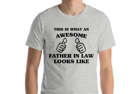 Father In Law Shirt Father In Law T Awesome Father In Law Etsy