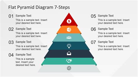 Steps Flat Pyramid Powerpoint Diagram Slidemodel My Xxx Hot Girl