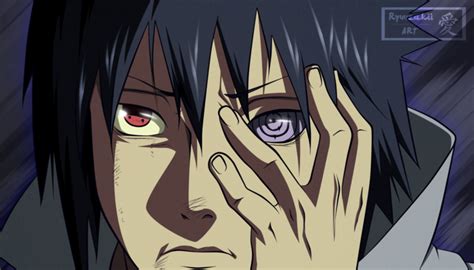 Black Hair Anime Boy Sasuke Uchiha Rinnegan Naruto Sharingan