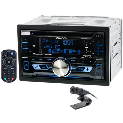 Rear wired bt microphone included. Kenwood DPX502BT Double DIN CD Car Stereo Receiver with Bluetooth