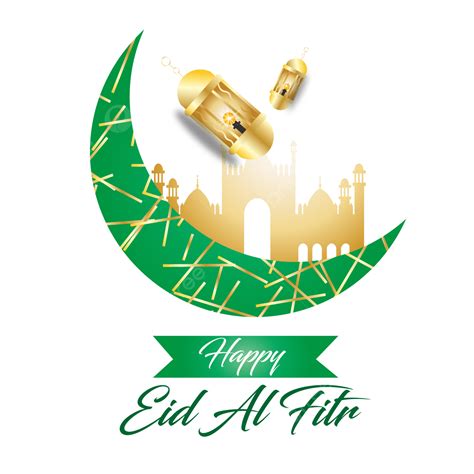 Gambar Eid Al Fitr Dengan Bulan Sabit Aidilfitri Eid Al Fitr Png Dan