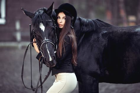 Equestrian with Horse