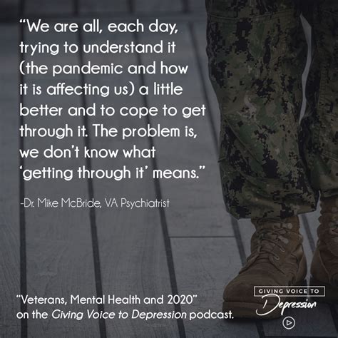 Veterans Mental Health And 2020 Giving Voice To Depression
