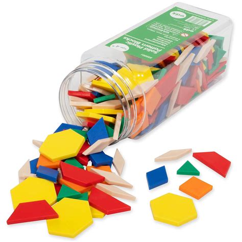 Edx Education Plastic Pattern Blocks In Home Learning