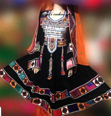 Afghan Kuchi Traditional Handmade Dresses Etsy Afghan Clothes