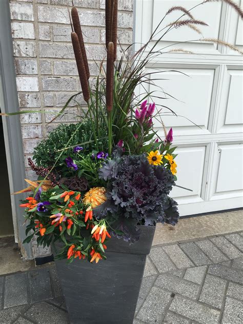 Pin By Daisy On Container Gardening Fall Front Porch Fall Porch