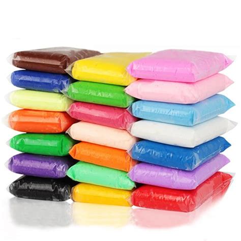 36colors Air Dry Clay Fimo Polymer Plasticine Modelling Clay Light Diy