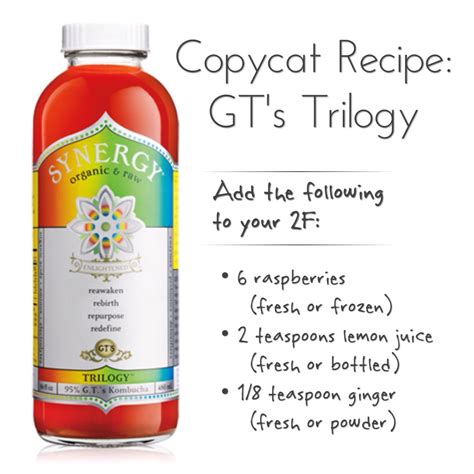 Copycat Recipe: GT's Trilogy flavor. Flavor idea for your 