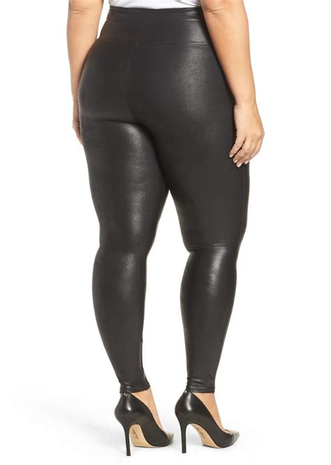 Spanx Spanx Faux Leather Leggings Plus Size Casual Pants