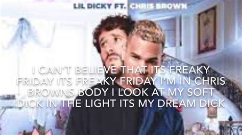 Freaky Friday Lil Dicky Chris Brown Lyrics Youtube