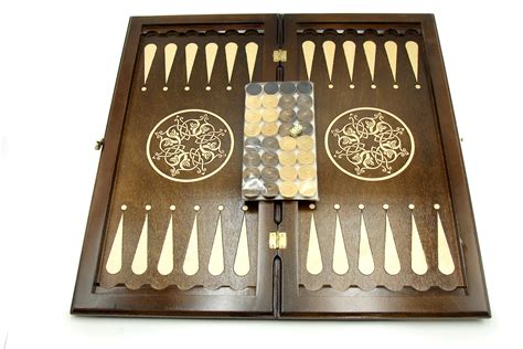 Wooden Backgammon Set Personalized Board Game Armenian Nardi Etsy