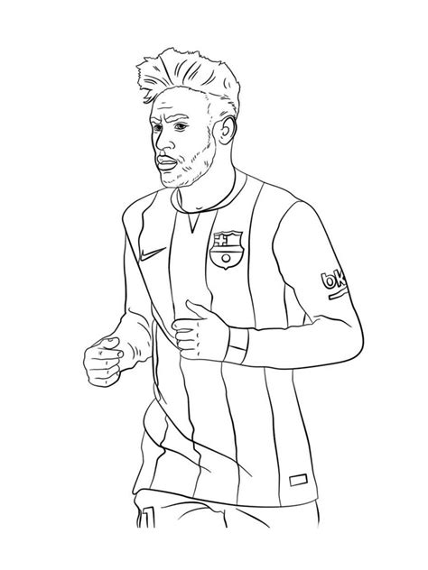 Neymar Jr Fortnite Coloring Pages