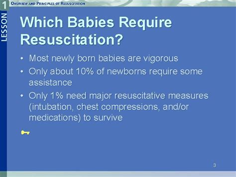 Lesson 1 Overview And Principles Of Resuscitation Neonatal