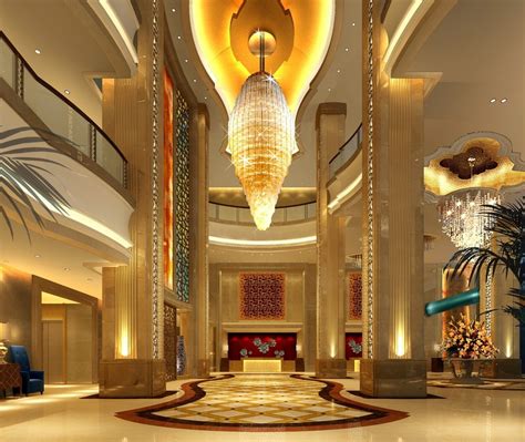 Interior Design 3d European Style Luxury Hotel Lobby Luxury Hotel