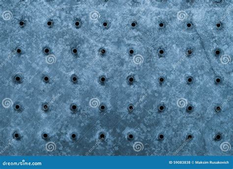 Seamless Metal Texture With Holes Paving Tile Stock Photo Image Of