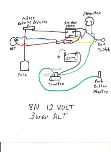 Volt N Ford Tractor Wiring Diagram Rawanology