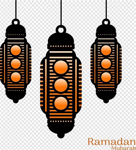 Gambar Lambang Lentera Ramadhan Mubarak Islam Cahaya PNG Download