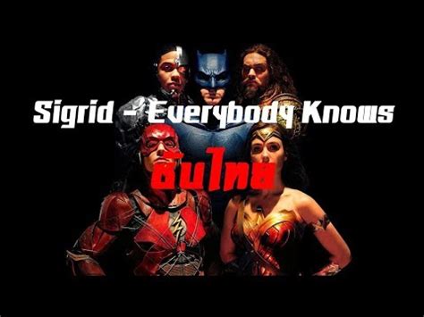 Here are the legendary results. ซับไทย Justice League Music - Everybody Knows TH - YouTube