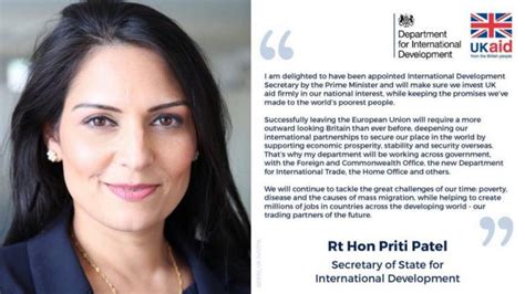 Meet Priti Patel The Woman Who Could Be Britains First Indian Prime