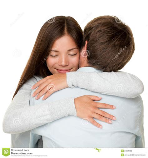 Embracing Couple Hugging Happy Stock Photo - Image: 27971480