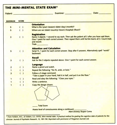 29 Mini Mental Status Exam Worksheet Worksheet Project List