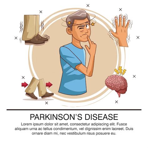 Infographic Ziekte Van Parkinson Premium Vector