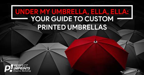 Your Guide To Custom Printed Umbrellas Blog Perfect Imprints