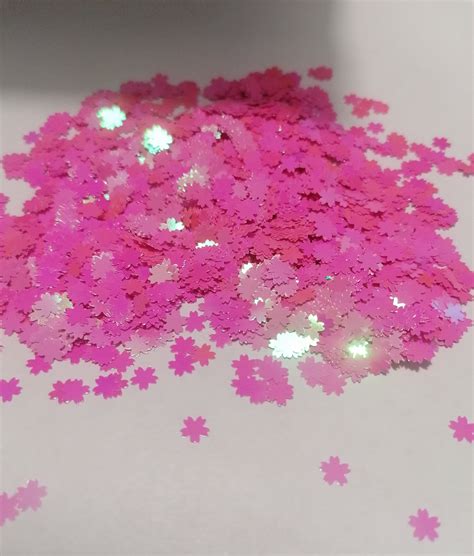 10g Cherry Blossom Cherry B Glitter Pink Holographic Etsy Uk