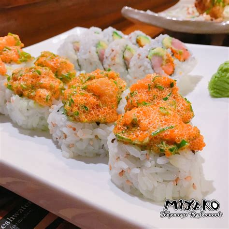 Menu Miyako Sushi