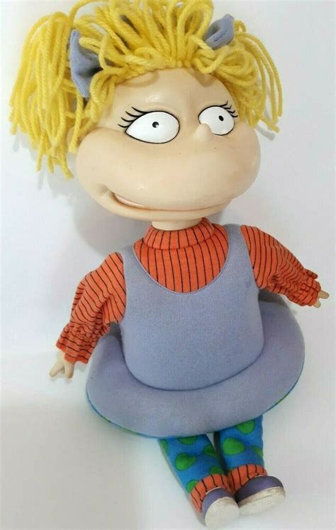 1997 Vintage Mattel Rugrats Nickelodeon Angelica Doll Ebay Rugrats Mattel Nickelodeon