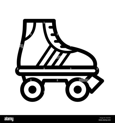 Roller Skate Icon Vector Illustration Stock Vector Image And Art Alamy
