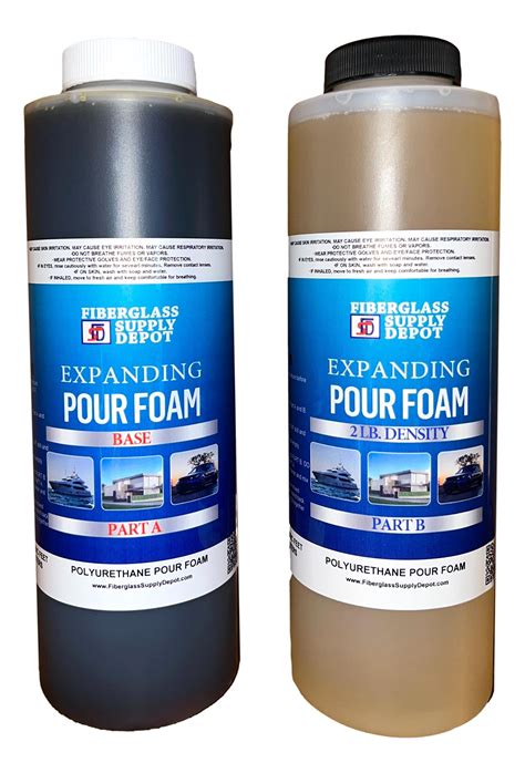 Buy 2 Lb Density Expanding Pour Foam 2 Part Polyurethane Closed Cell
