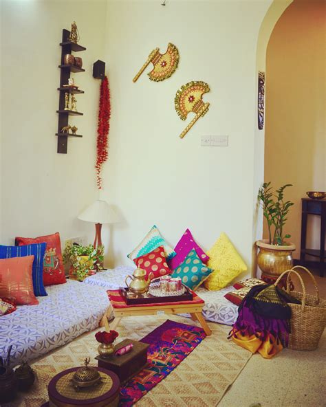 Floor Seatingindian Ethnic Style Indianhomedécor Floor Seating Living Room Living Room
