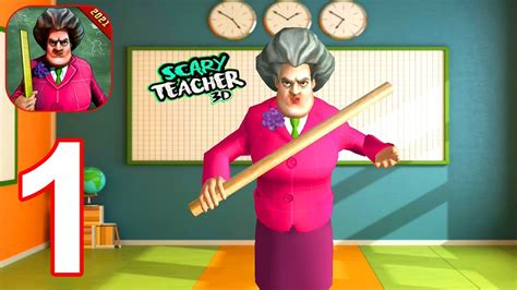 Scary Teacher 3d Chapter 2 New Scary Games 2021 Gameplay Walkthrough Part 1 Android Ios