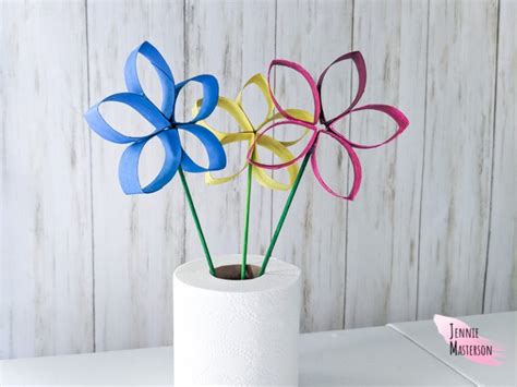 Easy Flowers From Toilet Paper Rolls Jennie Masterson