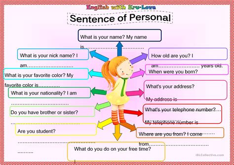 Introduce yourself - English ESL Worksheets for distance learning and ...