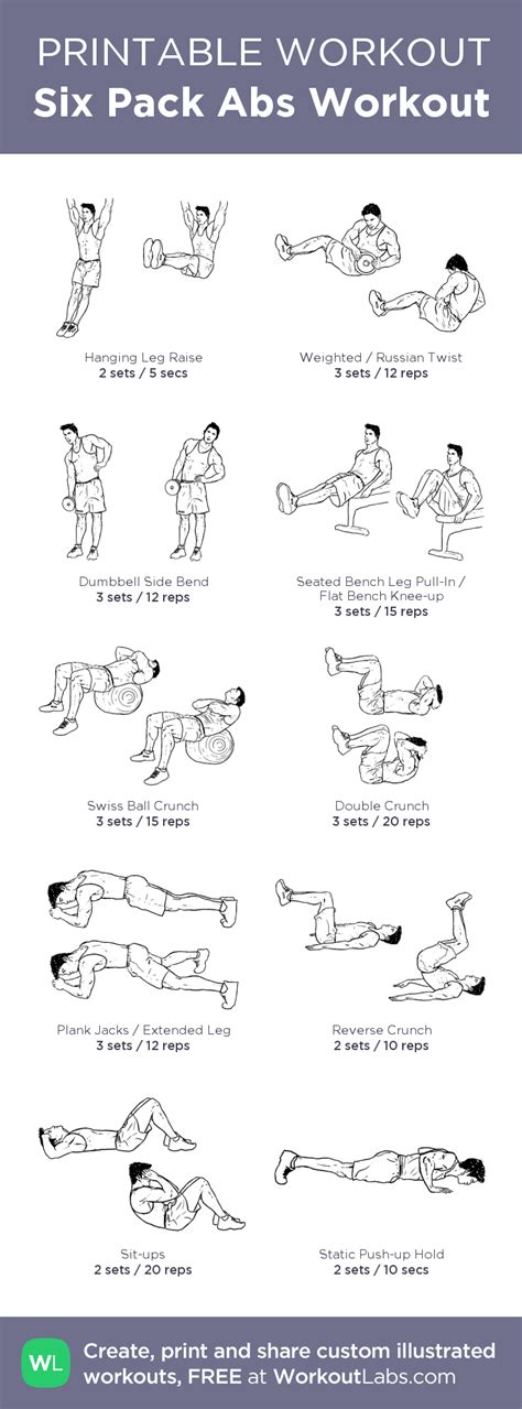 Six Pack Abs Workout T Six Pack Abs Workout Ab Workout Men Core Workout Workout Plan Ab