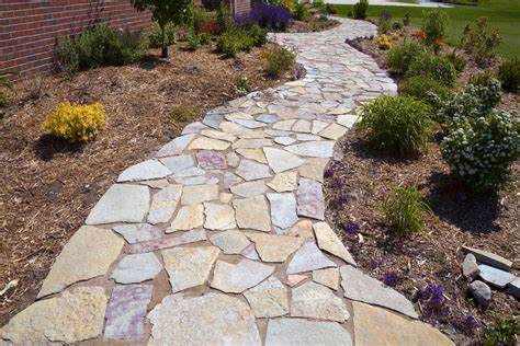 Build Your Own Natural Stone Sidewalk Stone Landscaping Stone