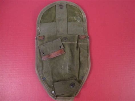 Vietnam Us Army M1956 Entrenching Tool Or Shovel Canvas Carrier Cover