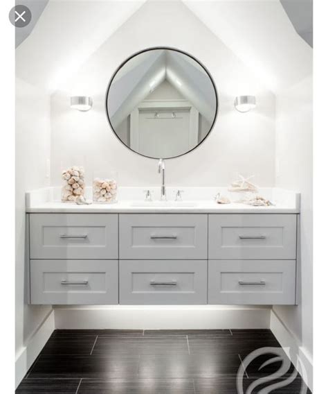 Stores sell furniture for discounts all the time so look for last year models or returns. Vanity | Floating bathroom vanities, Hampton style ...