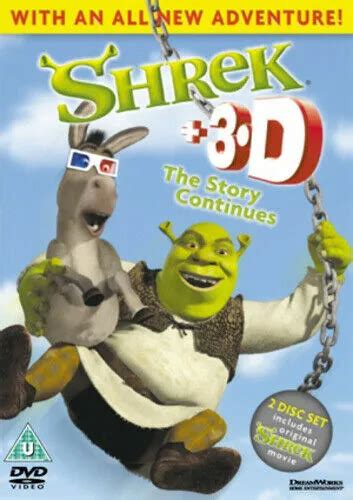 Shrekshrek The Story Continues 3d Dvd 2004 Andrew Adamson Cert U