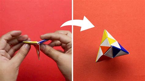 How To Make Paper Fidget Toy Origami Fidget Toys Diy Paper Toy