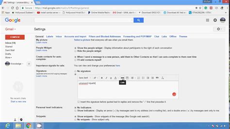 How To Add Signature In Gmail Youtube